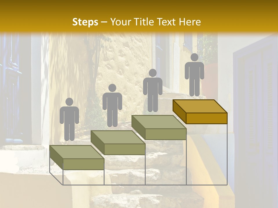 Pretty Greek Islands PowerPoint Template