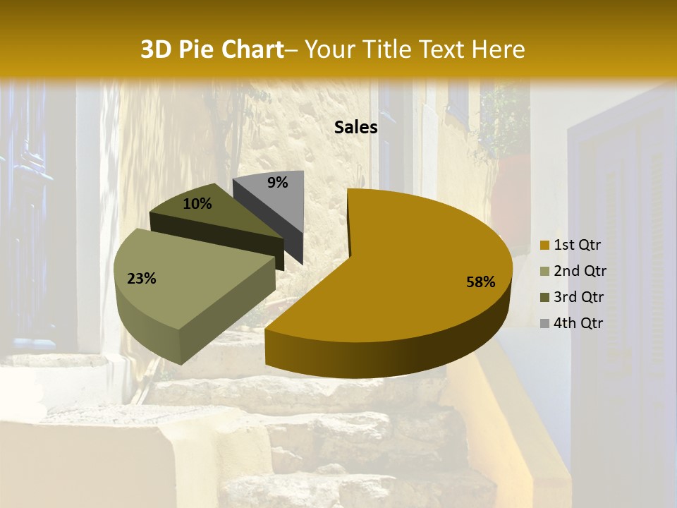 Pretty Greek Islands PowerPoint Template