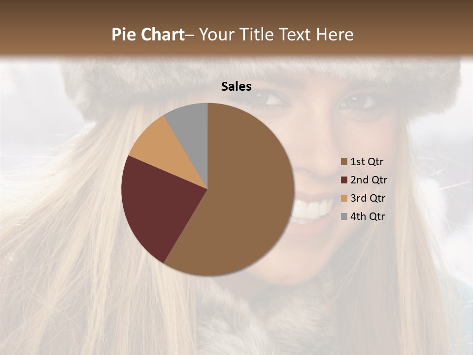 Women Wearing A Hat PowerPoint Template