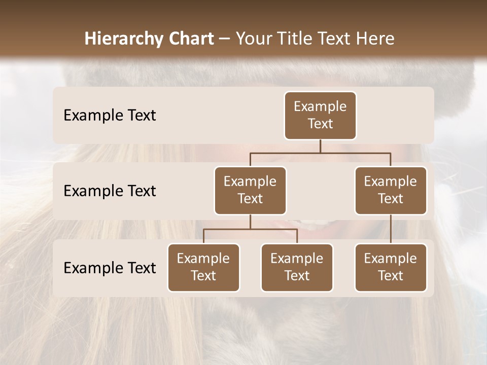 Women Wearing A Hat PowerPoint Template