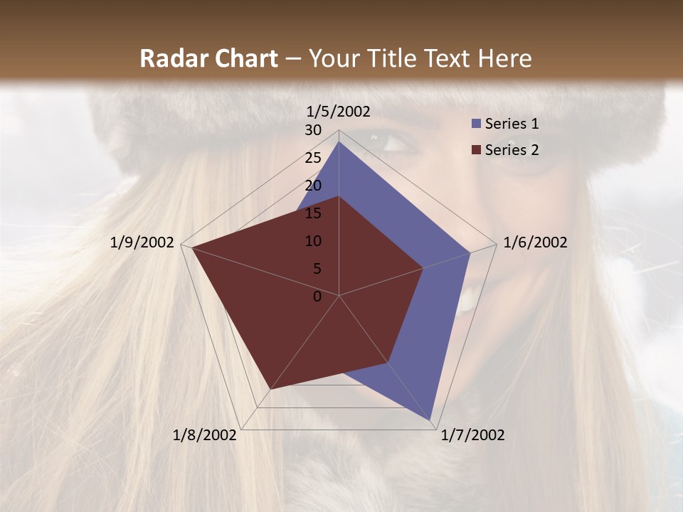 Women Wearing A Hat PowerPoint Template