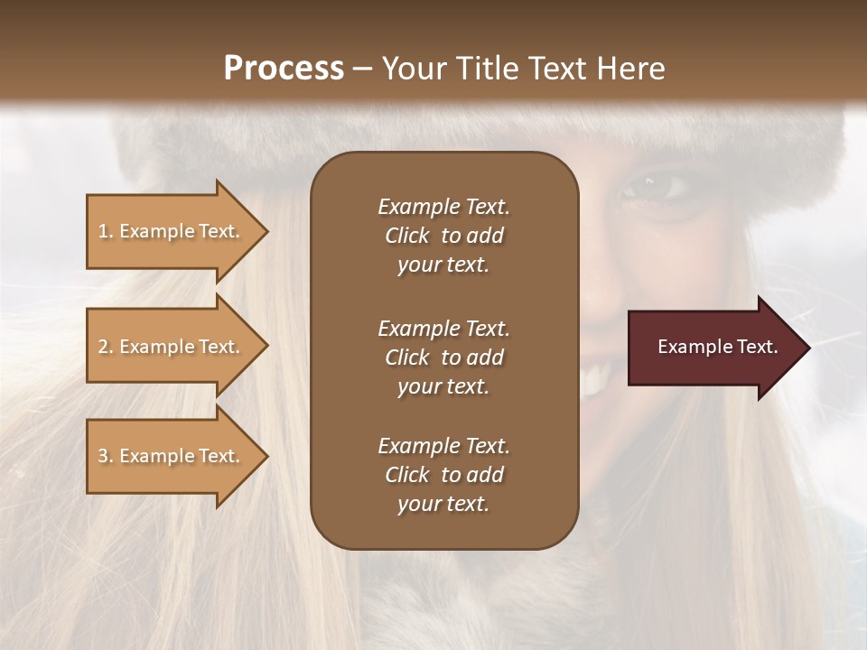 Women Wearing A Hat PowerPoint Template