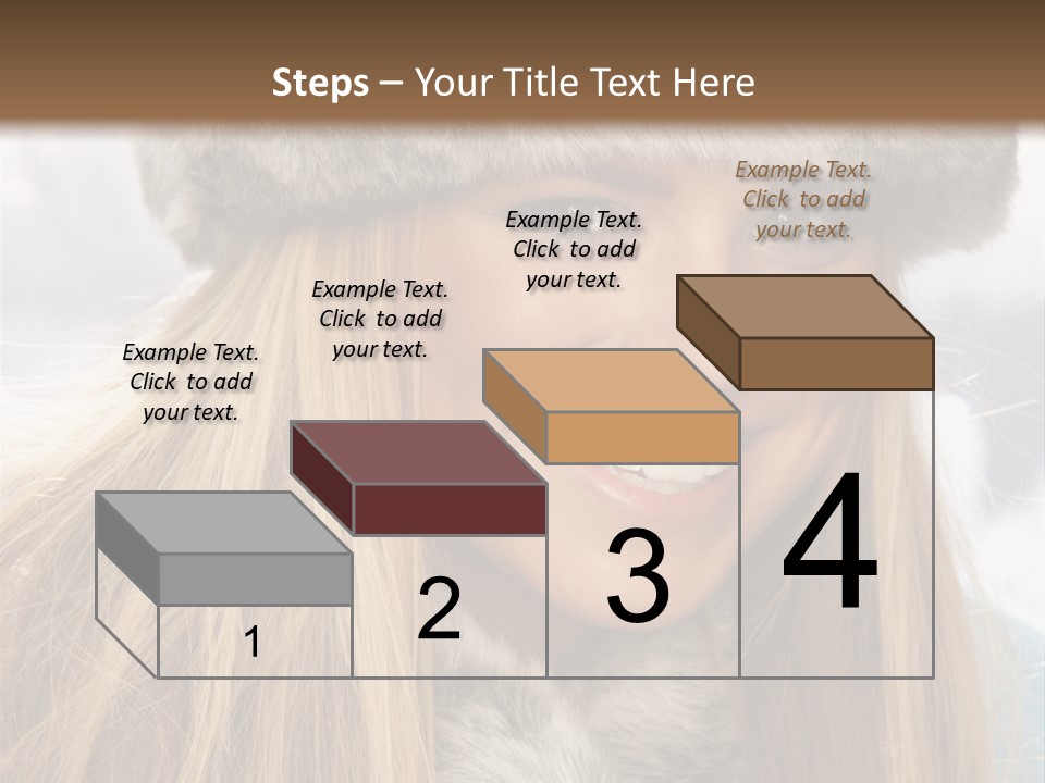 Women Wearing A Hat PowerPoint Template