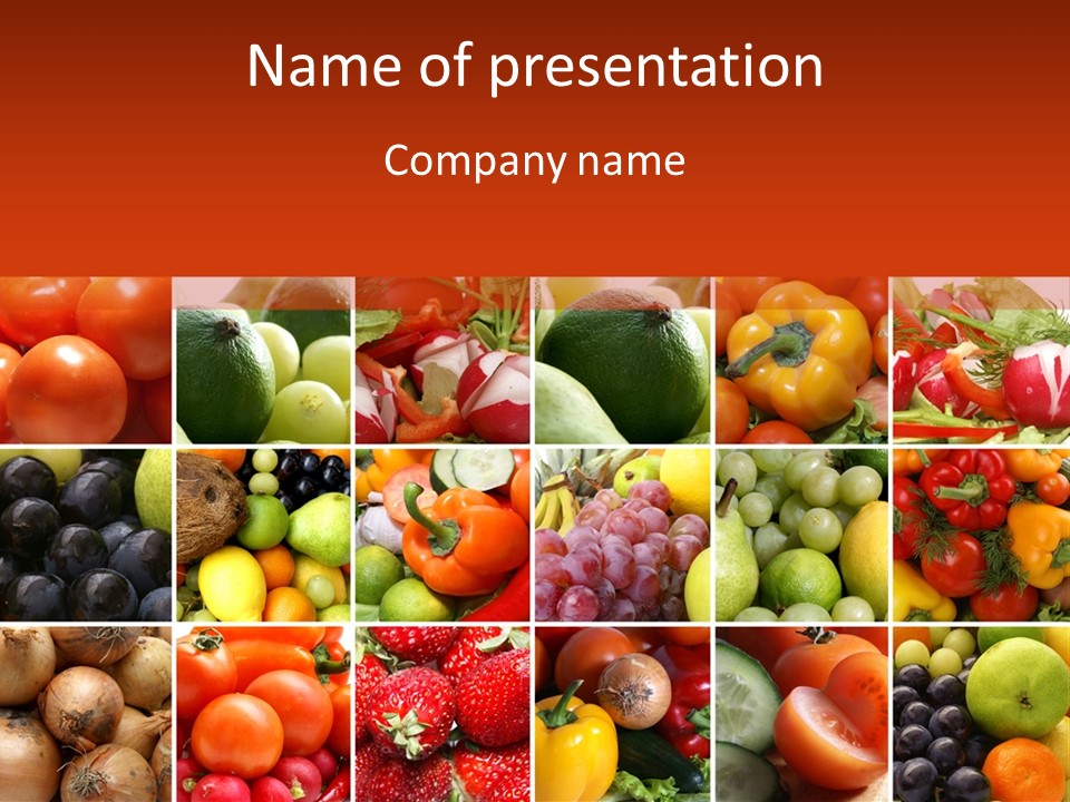 Food Nutrition PowerPoint Template