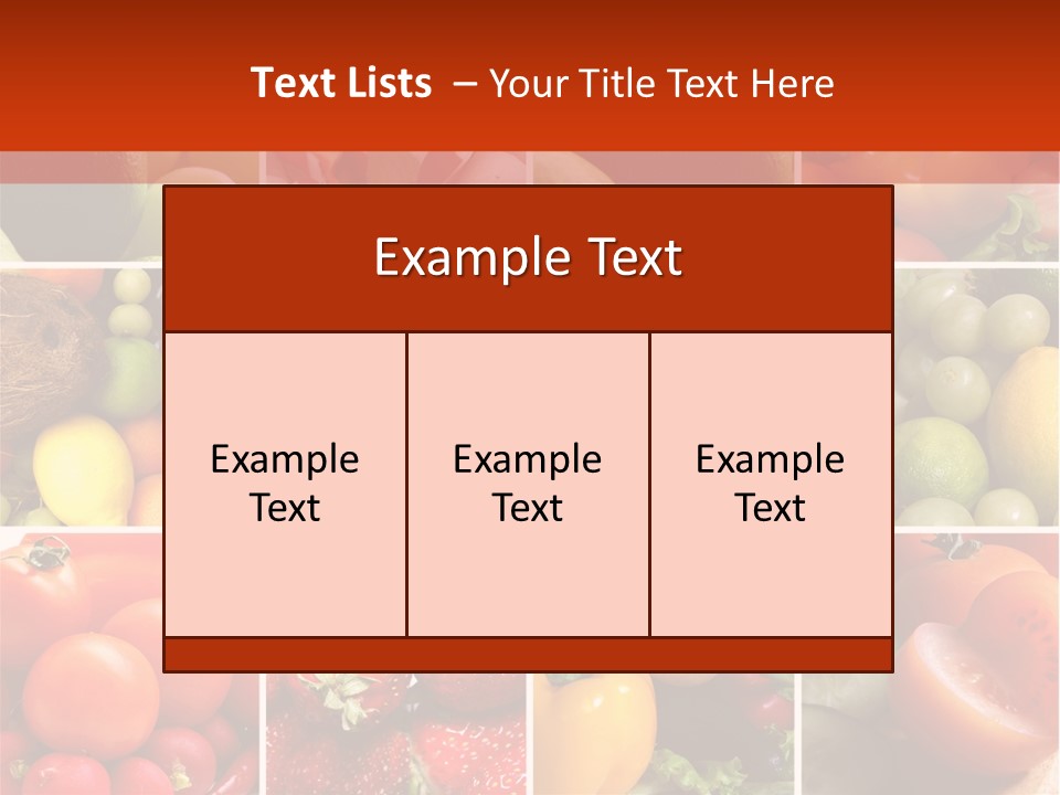 Food Nutrition PowerPoint Template