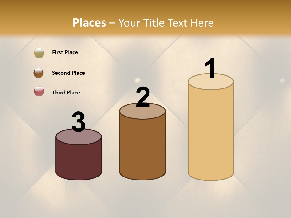 Golden Leather PowerPoint Template