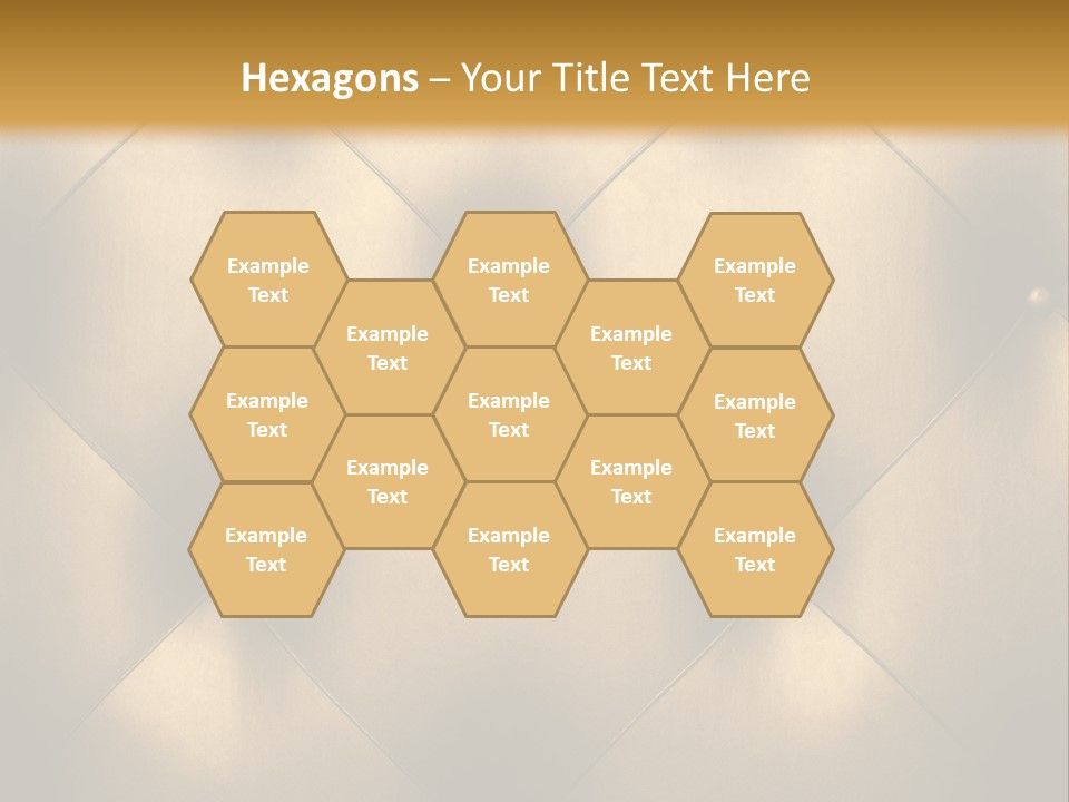 Golden Leather PowerPoint Template