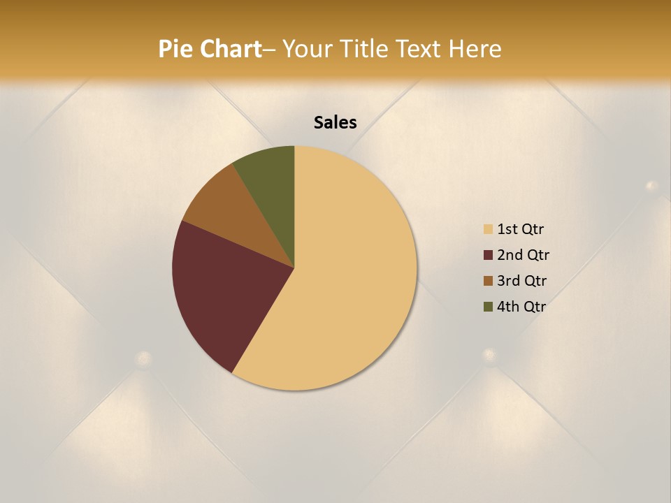 Golden Leather PowerPoint Template