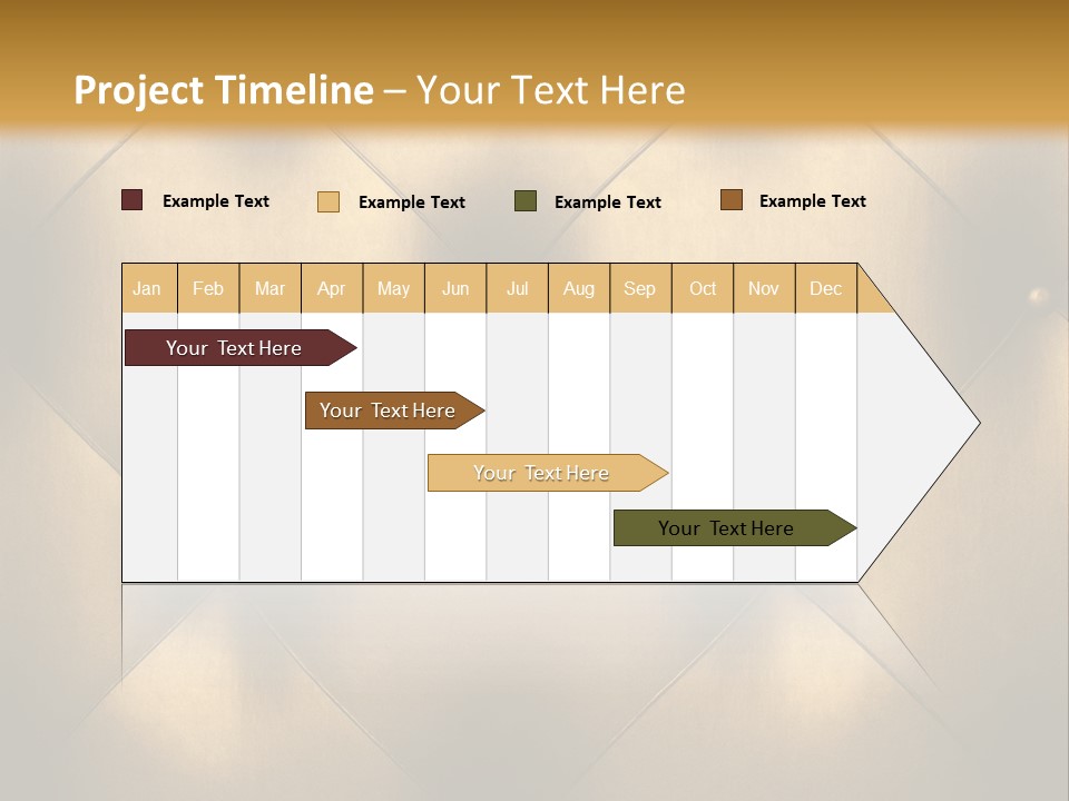 Golden Leather PowerPoint Template