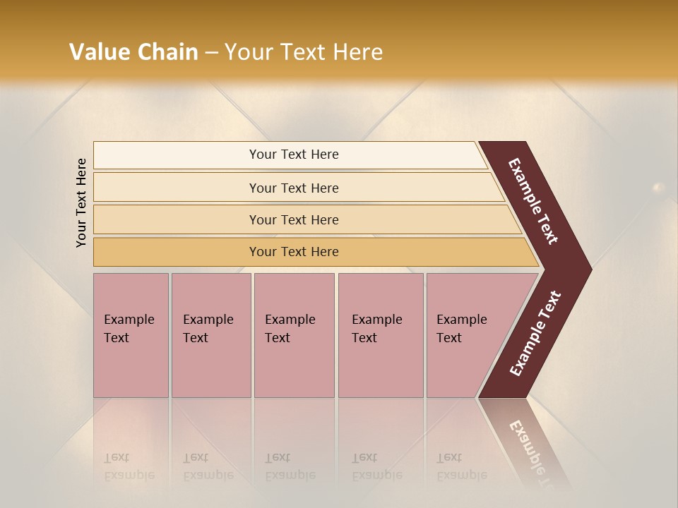 Golden Leather PowerPoint Template