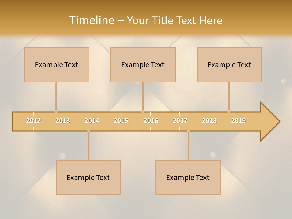 Golden Leather PowerPoint Template