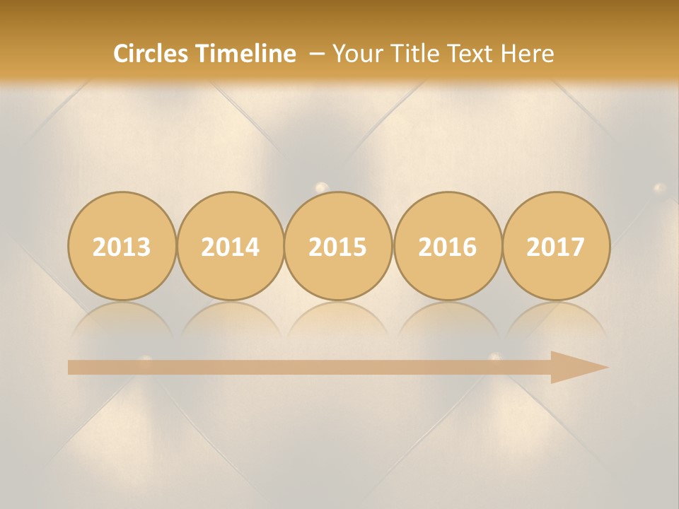 Golden Leather PowerPoint Template