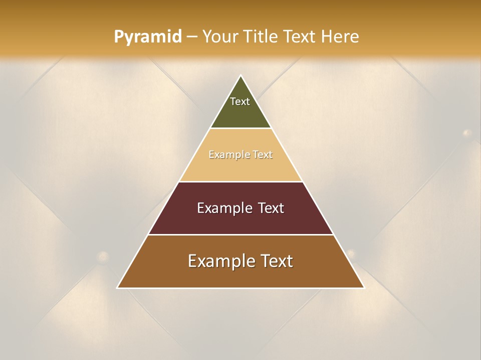 Golden Leather PowerPoint Template