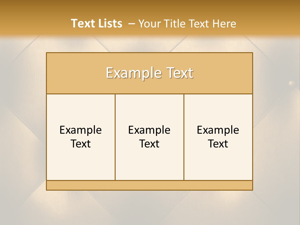 Golden Leather PowerPoint Template