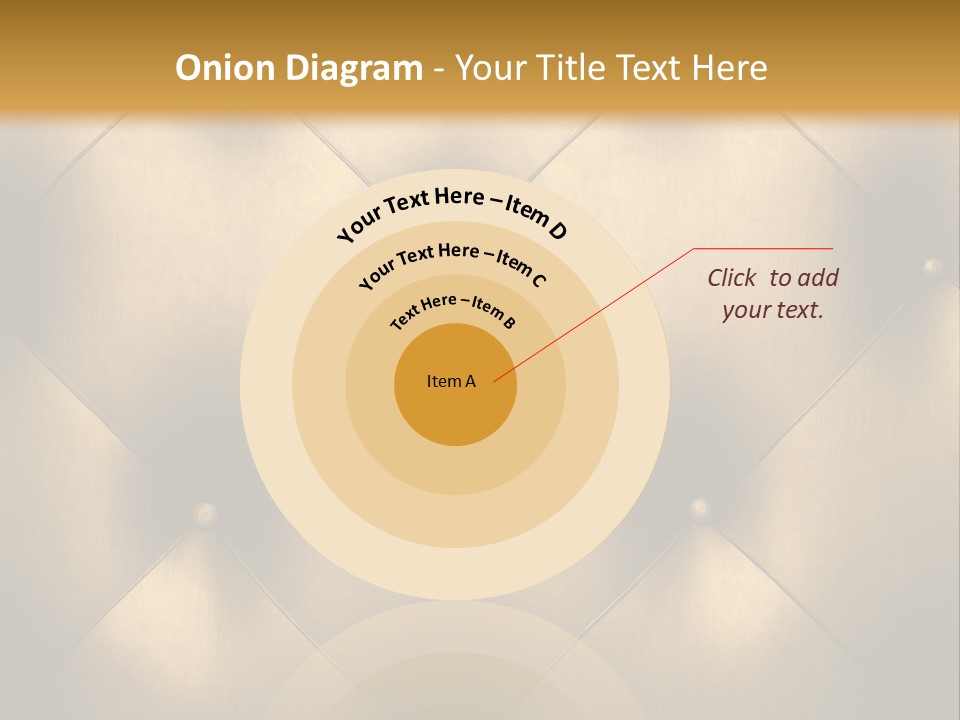 Golden Leather PowerPoint Template