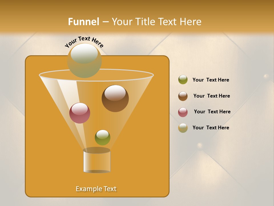 Golden Leather PowerPoint Template