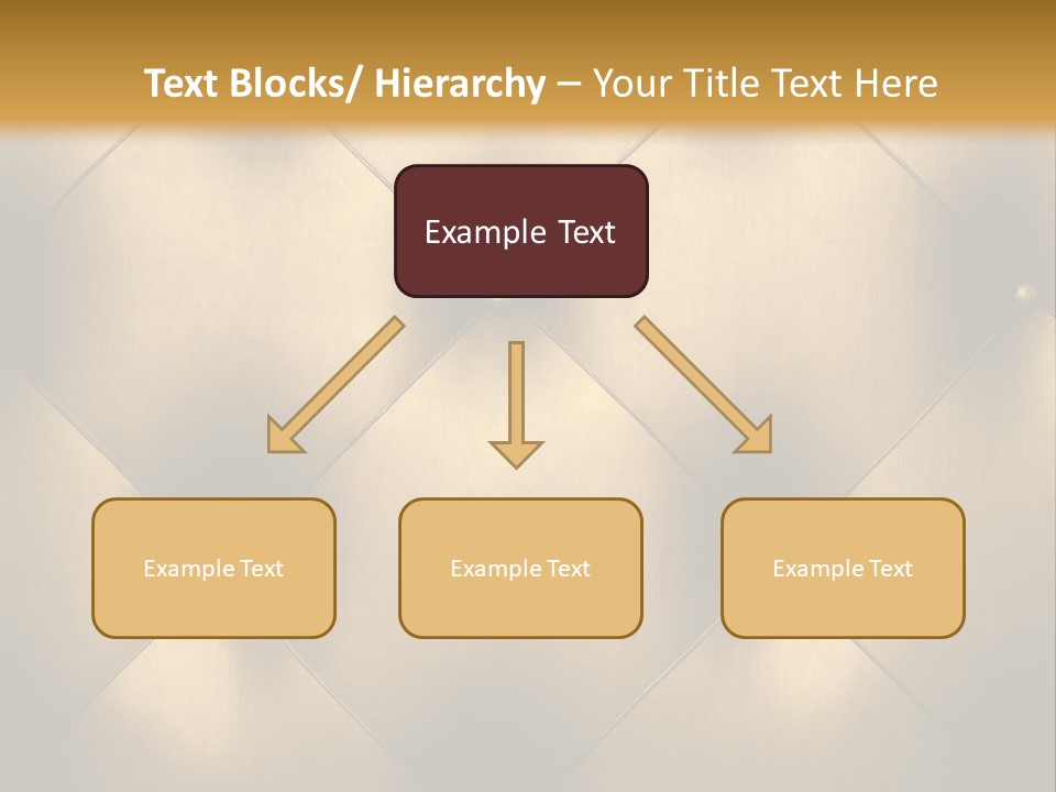 Golden Leather PowerPoint Template