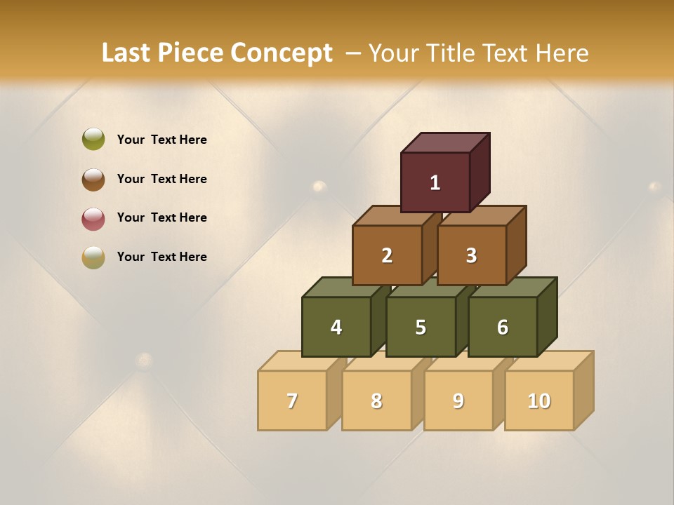 Golden Leather PowerPoint Template