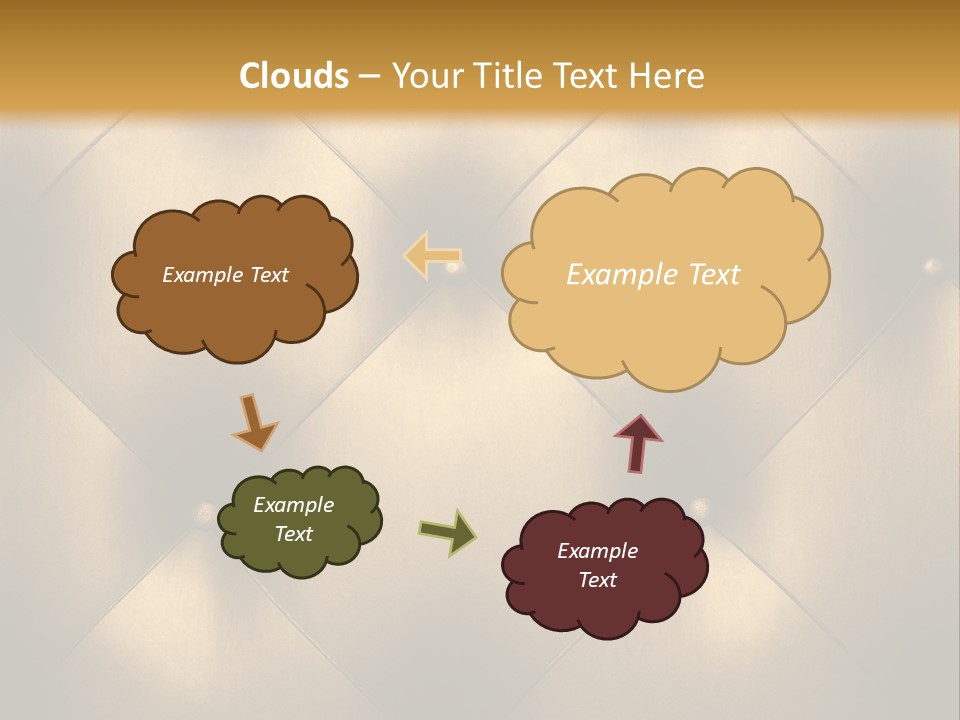 Golden Leather PowerPoint Template