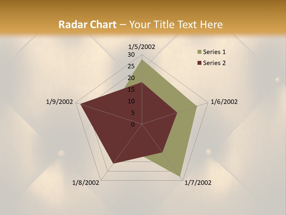 Golden Leather PowerPoint Template