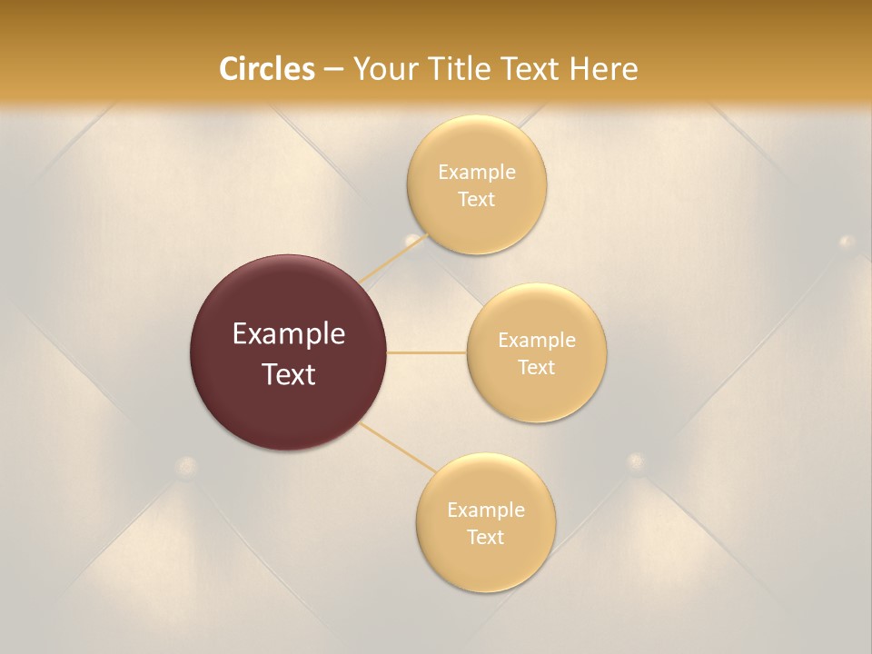 Golden Leather PowerPoint Template