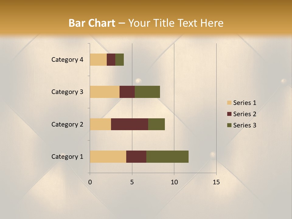 Golden Leather PowerPoint Template