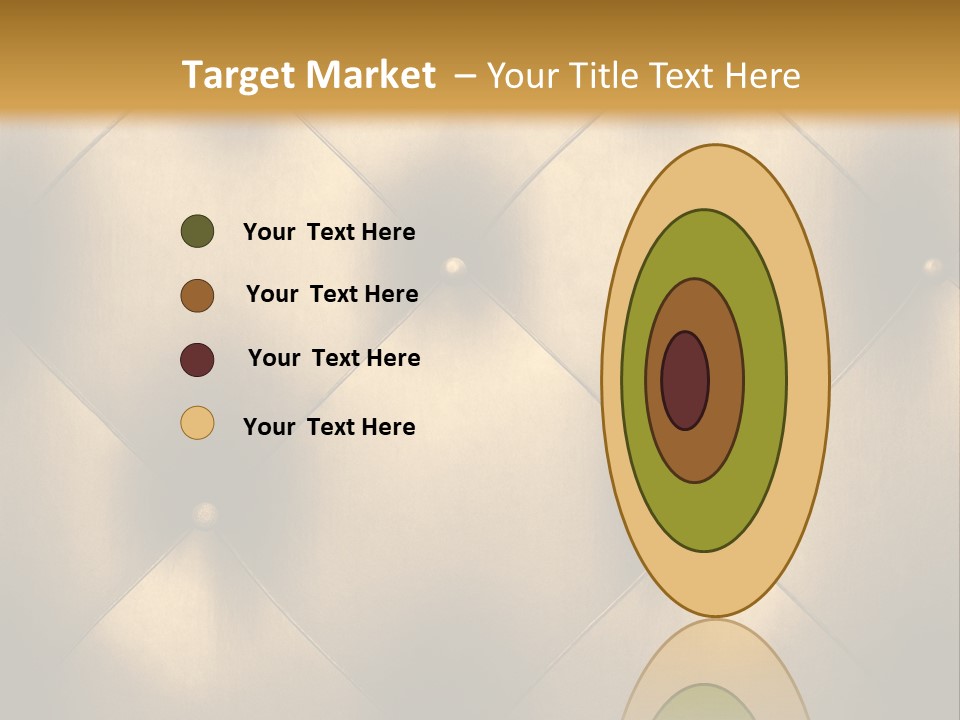 Golden Leather PowerPoint Template