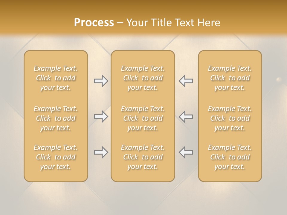 Golden Leather PowerPoint Template