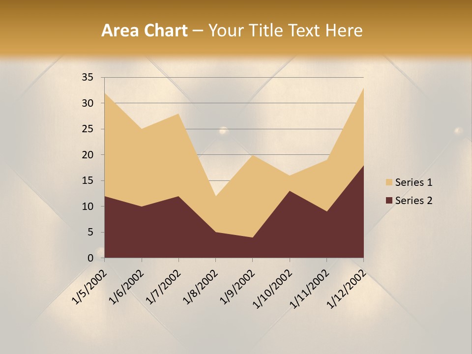 Golden Leather PowerPoint Template