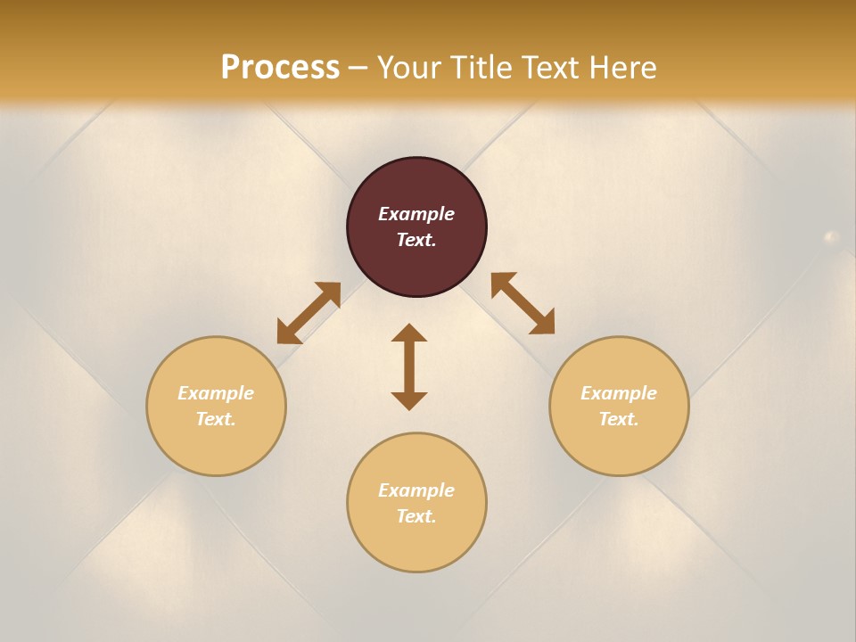 Golden Leather PowerPoint Template