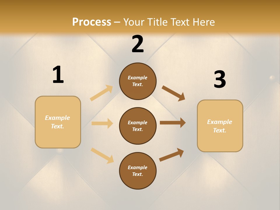 Golden Leather PowerPoint Template