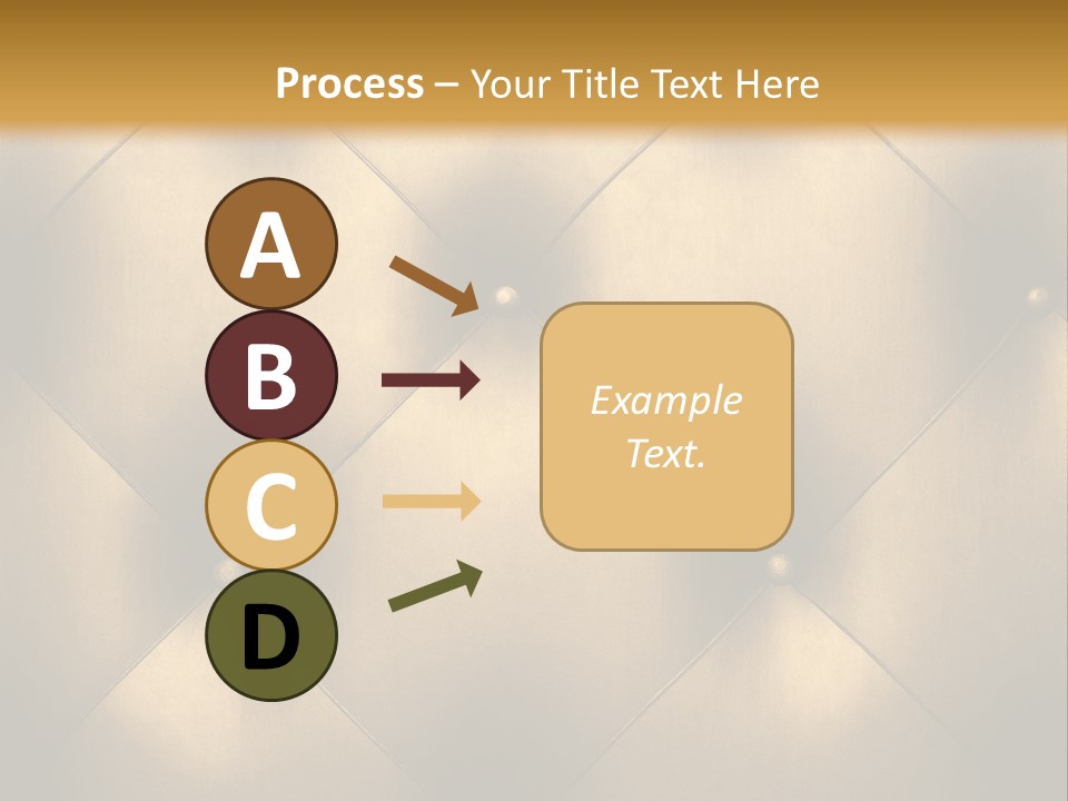 Golden Leather PowerPoint Template