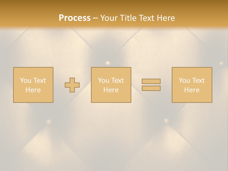 Golden Leather PowerPoint Template