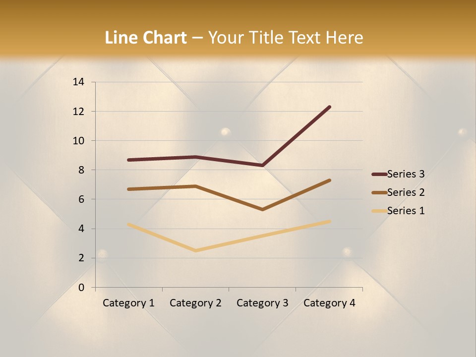Golden Leather PowerPoint Template