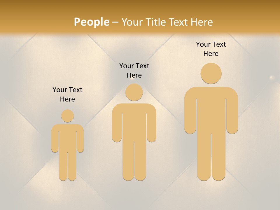 Golden Leather PowerPoint Template