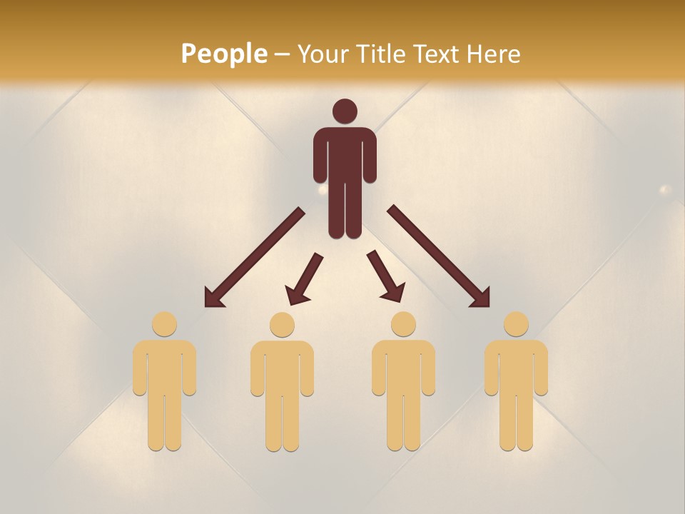 Golden Leather PowerPoint Template