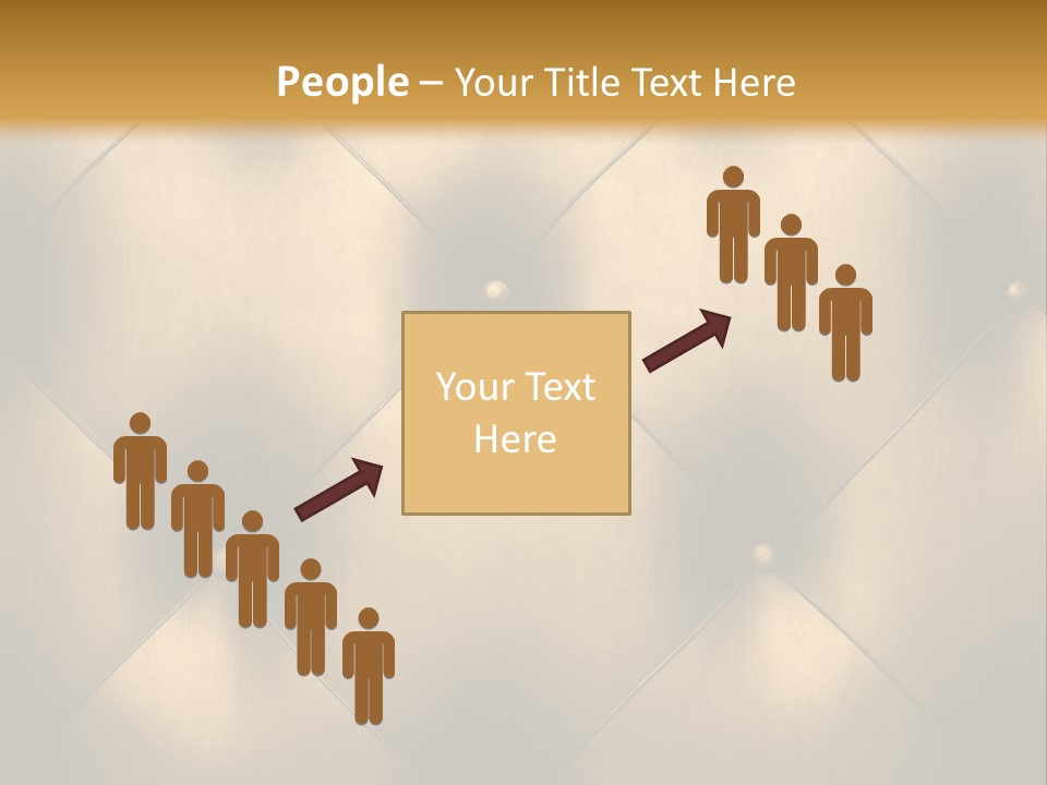 Golden Leather PowerPoint Template