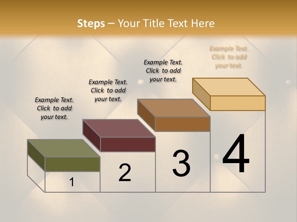 Golden Leather PowerPoint Template