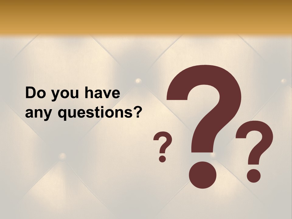 Golden Leather PowerPoint Template