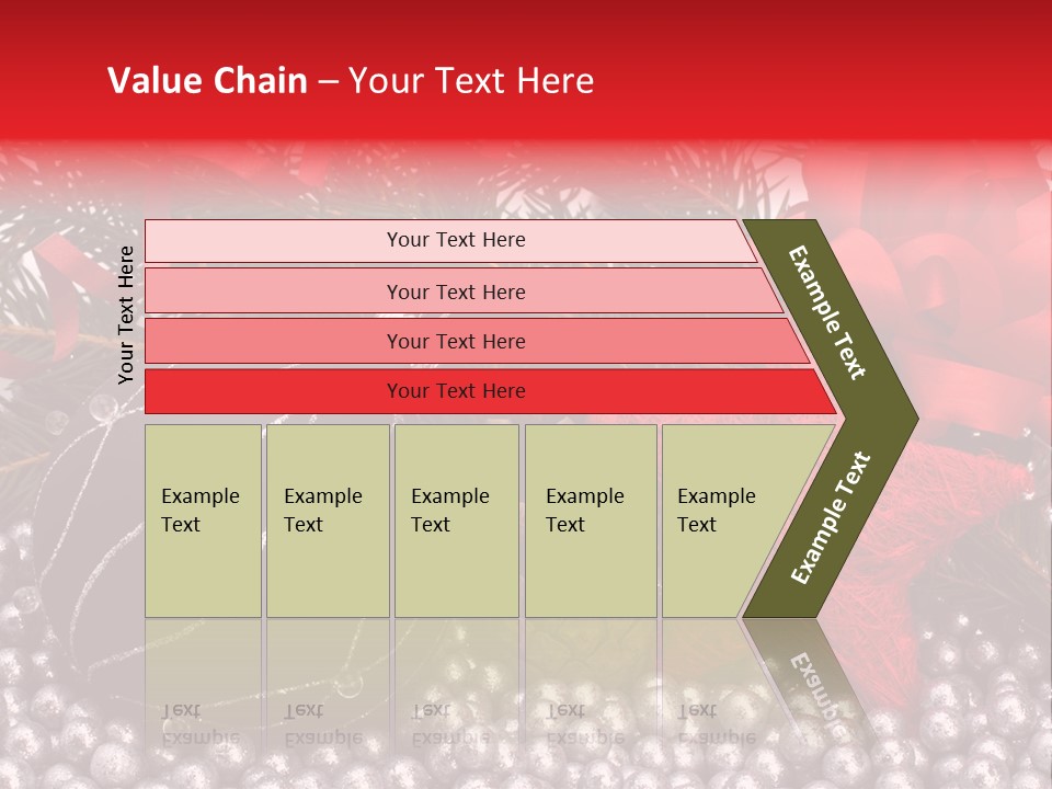Christmas Decorations Star PowerPoint Template