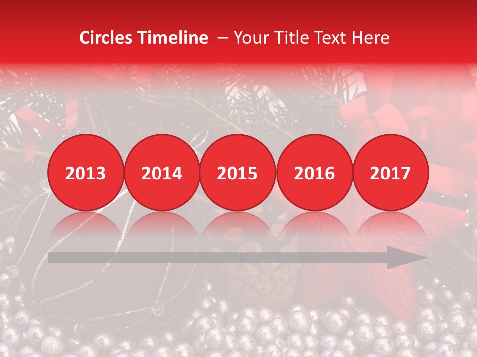 Christmas Decorations Star PowerPoint Template