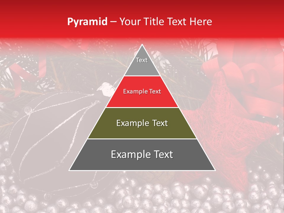 Christmas Decorations Star PowerPoint Template