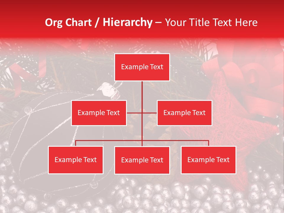Christmas Decorations Star PowerPoint Template