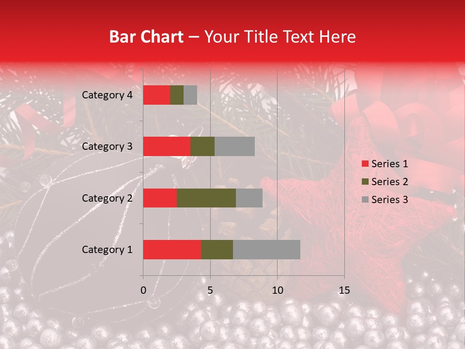 Christmas Decorations Star PowerPoint Template