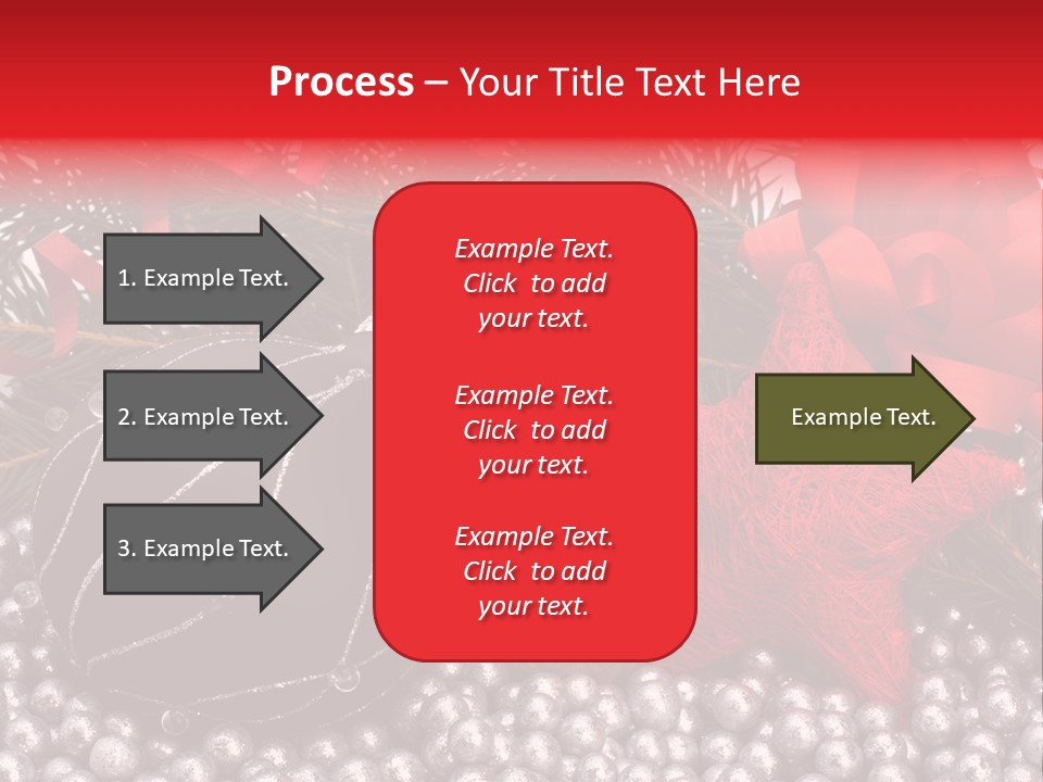 Christmas Decorations Star PowerPoint Template