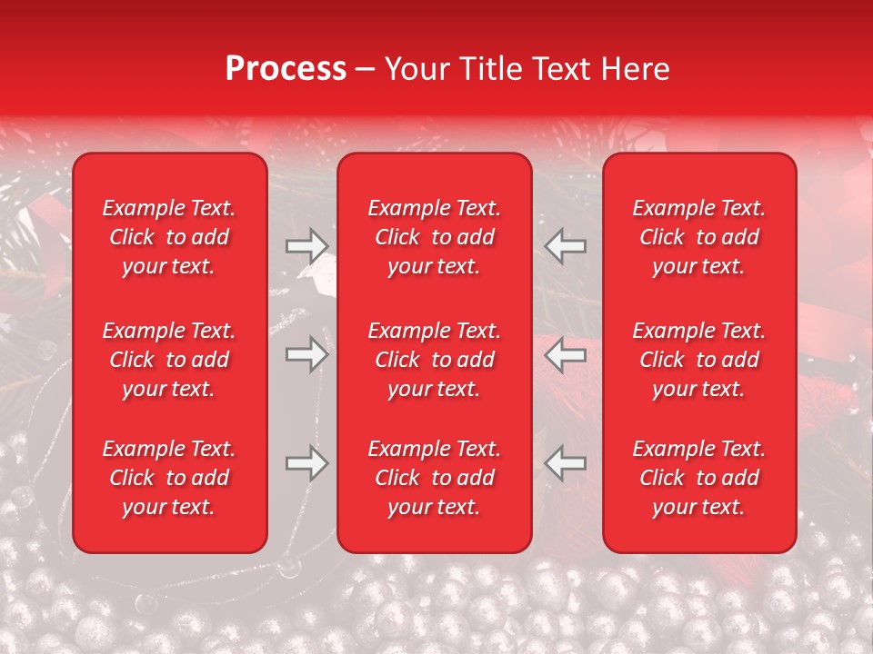 Christmas Decorations Star PowerPoint Template