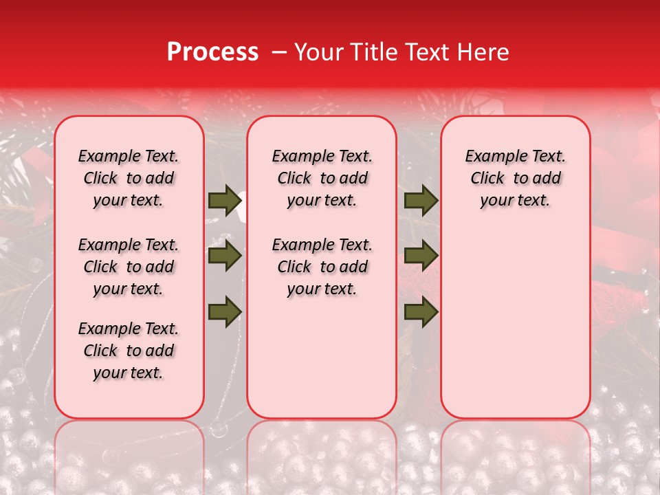 Christmas Decorations Star PowerPoint Template