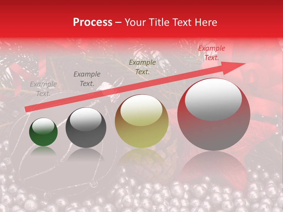Christmas Decorations Star PowerPoint Template