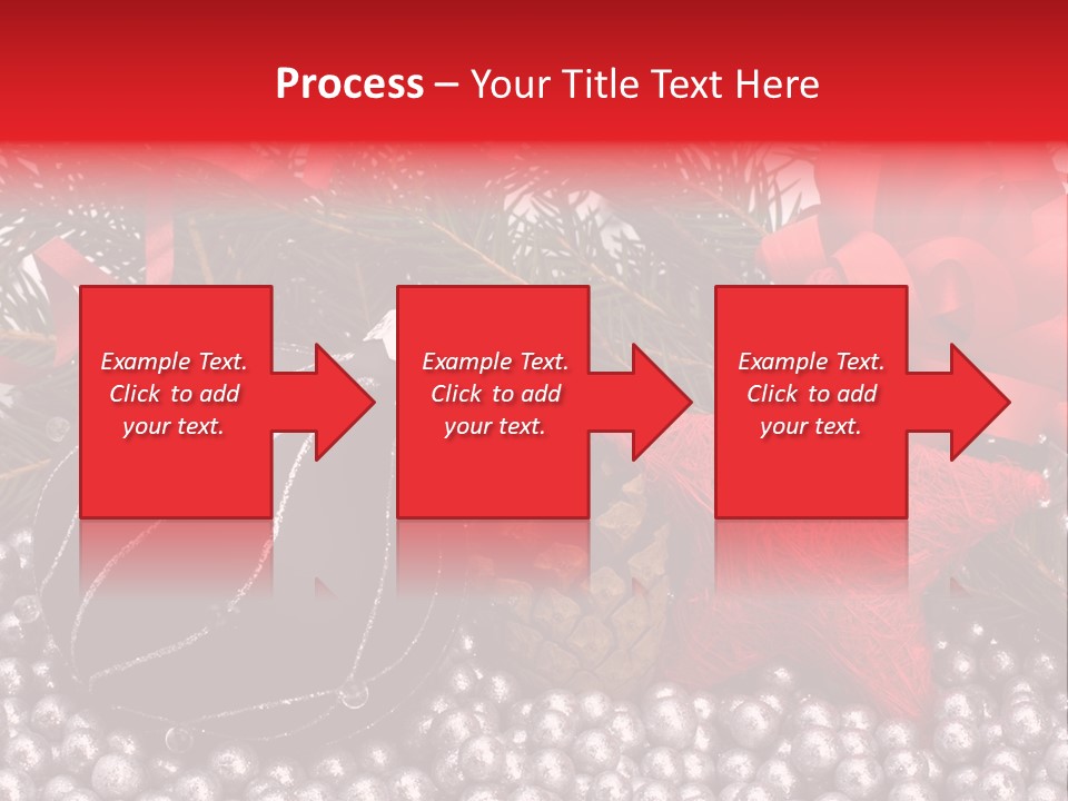 Christmas Decorations Star PowerPoint Template