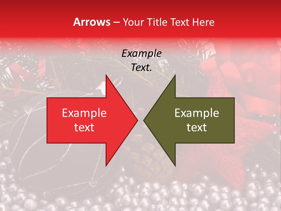 Christmas Decorations Star PowerPoint Template